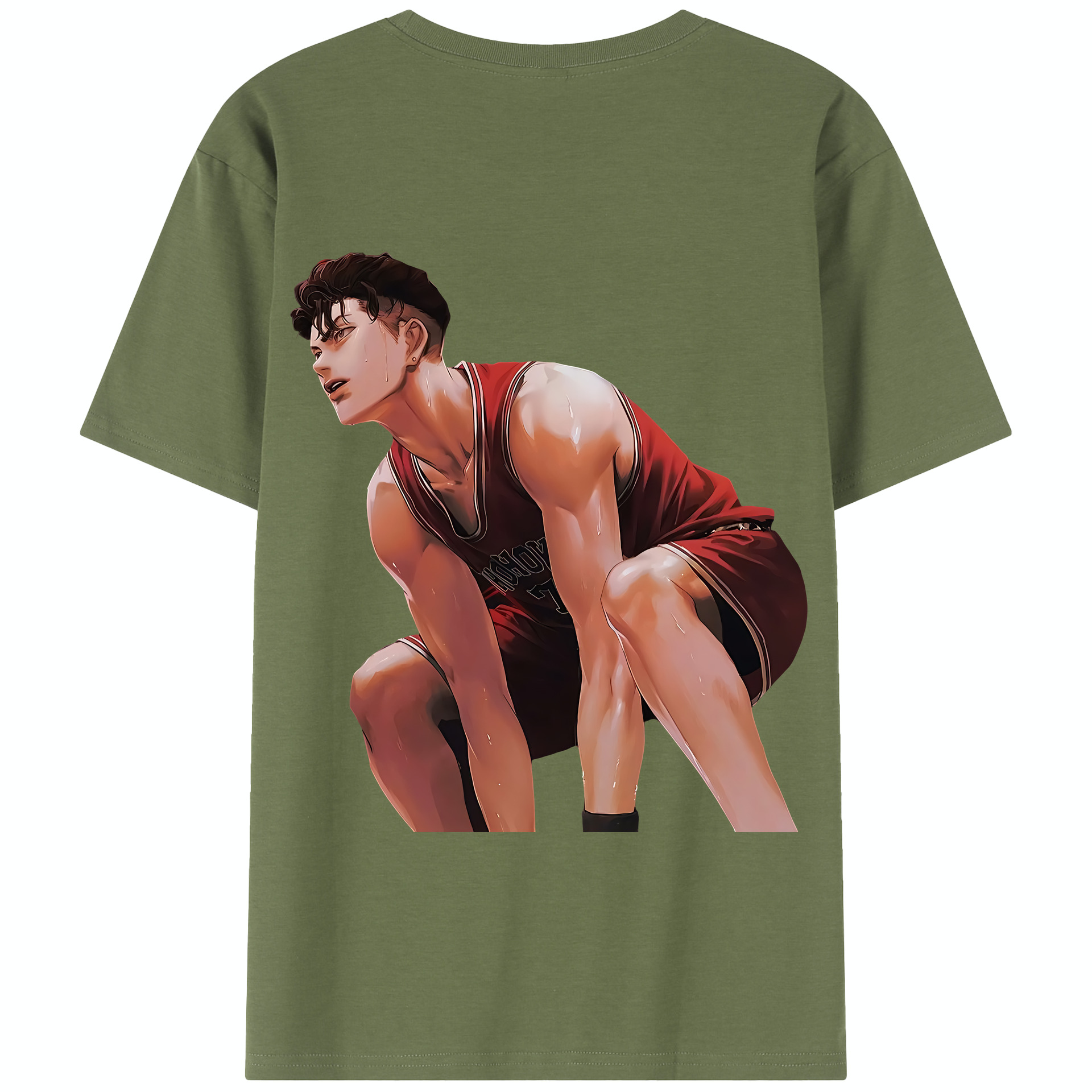 SLAM DUNK／スラムダンク 綿100％半袖Tシャツ（背面プリント）